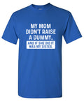 My Mom Didn't Raise A Dummy, And If She Did It Was My product image 1