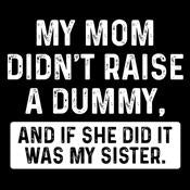 My Mom Didn't Raise A Dummy, And If She Did It Was My product image 2