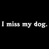 I Miss My Dog T-Shirt product image 3