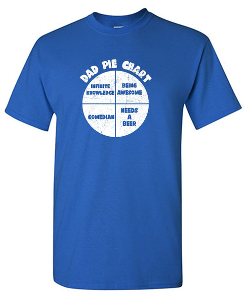 Dad Pie Chart Funny Tee product image 1