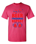 Beer, Firewords, Repeat 4th of July T Shirt product image 1