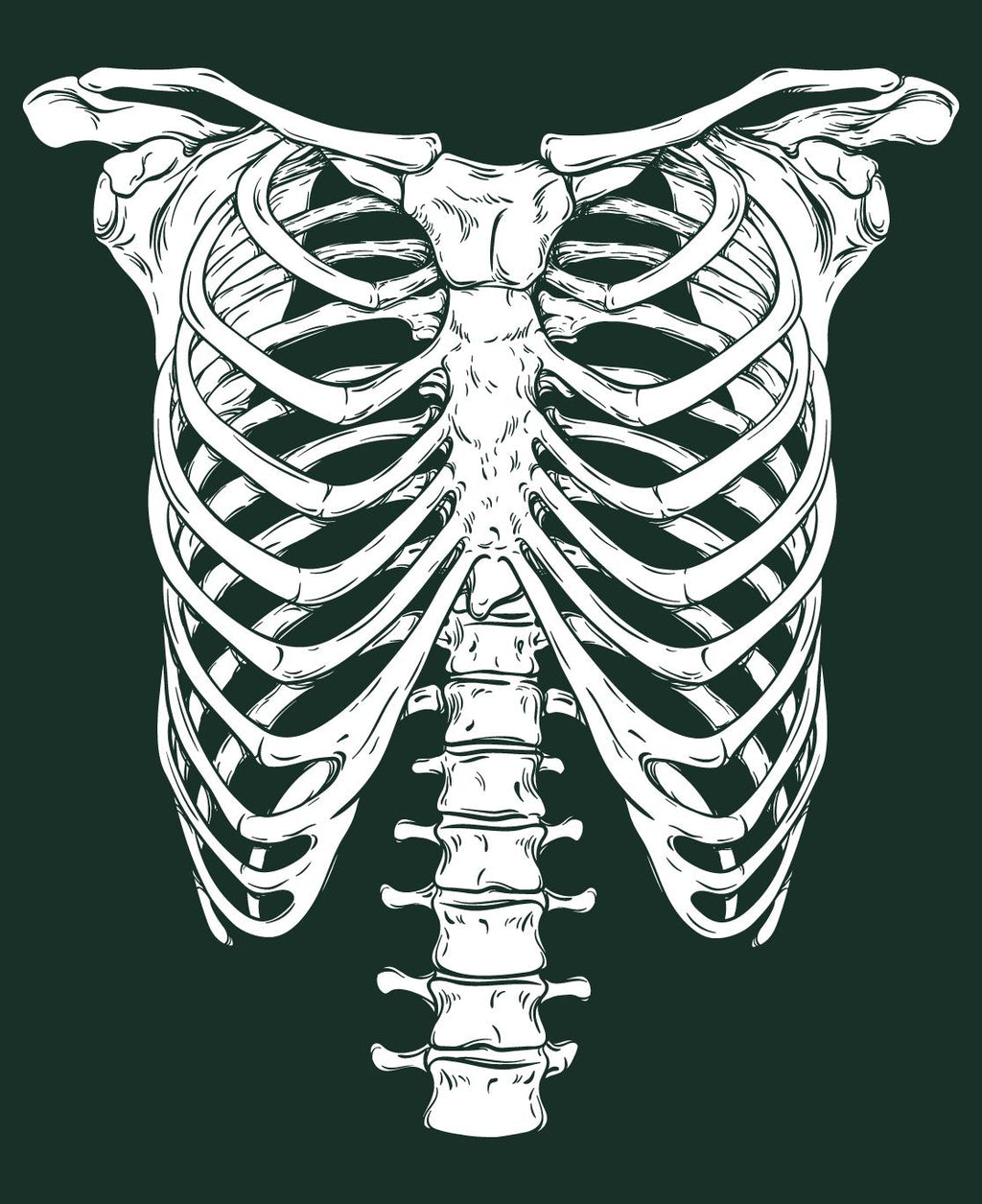 Skeleton Outfit Black Tee product image 2