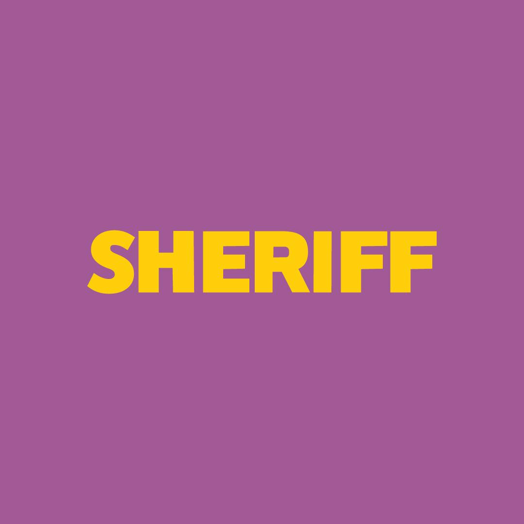 Sheriff Mens T Shirts