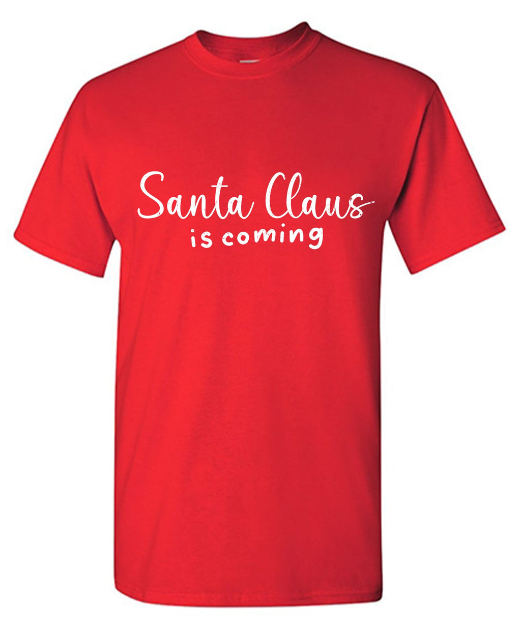 Santa Claus is Coming Christmas Tee product image 1