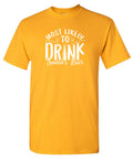 Most Likely to Drink Santa's Beer T-Shirt product image 1