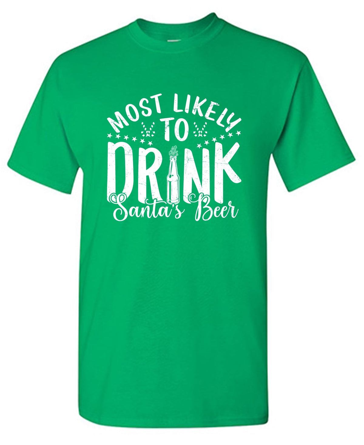 Most Likely to Drink Santa's Beer T-Shirt product image 1