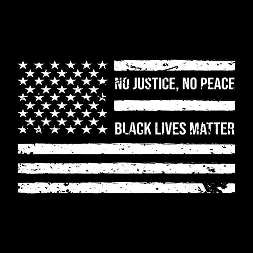 Flag No Justice No Peace T-Shirt product image 2