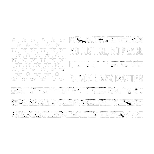 Flag No Justice No Peace T-Shirt product image 3
