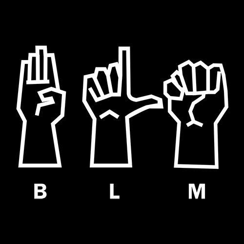 BLM Sign Language T-Shirt product image 2