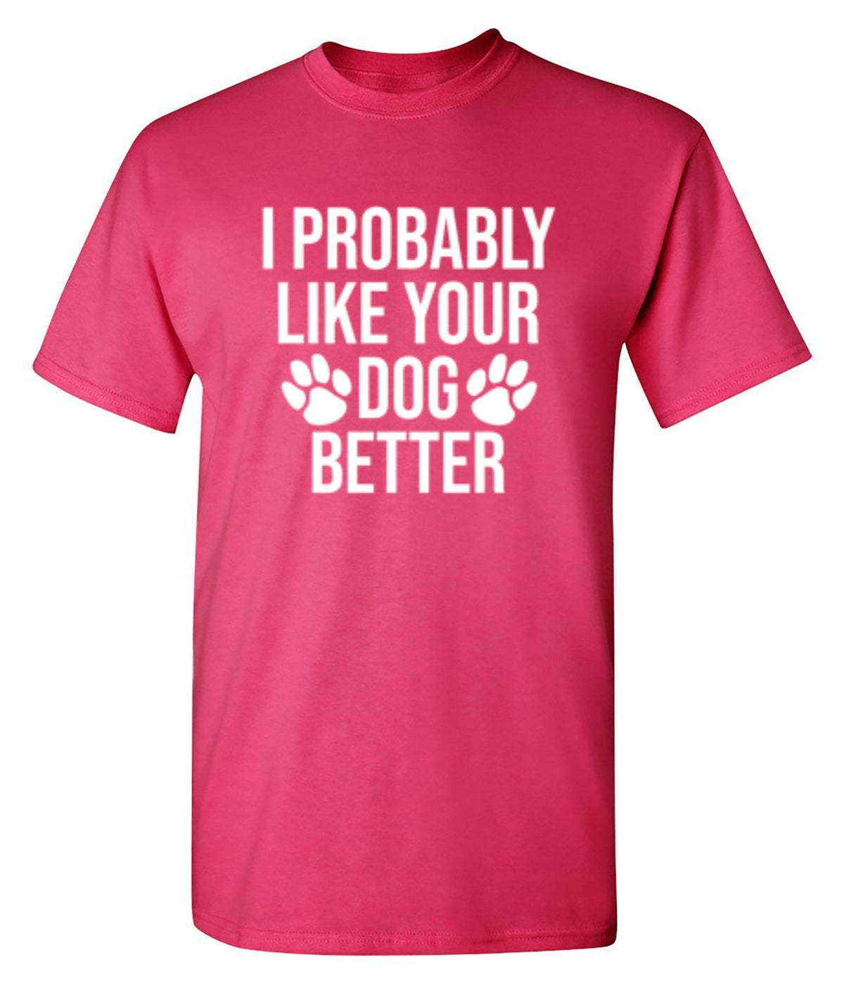 I Probably Like Your Dog Better T-Shirt product image 1