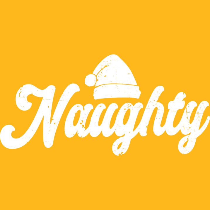 Naught, Mens Christmas T Shirt product image 2