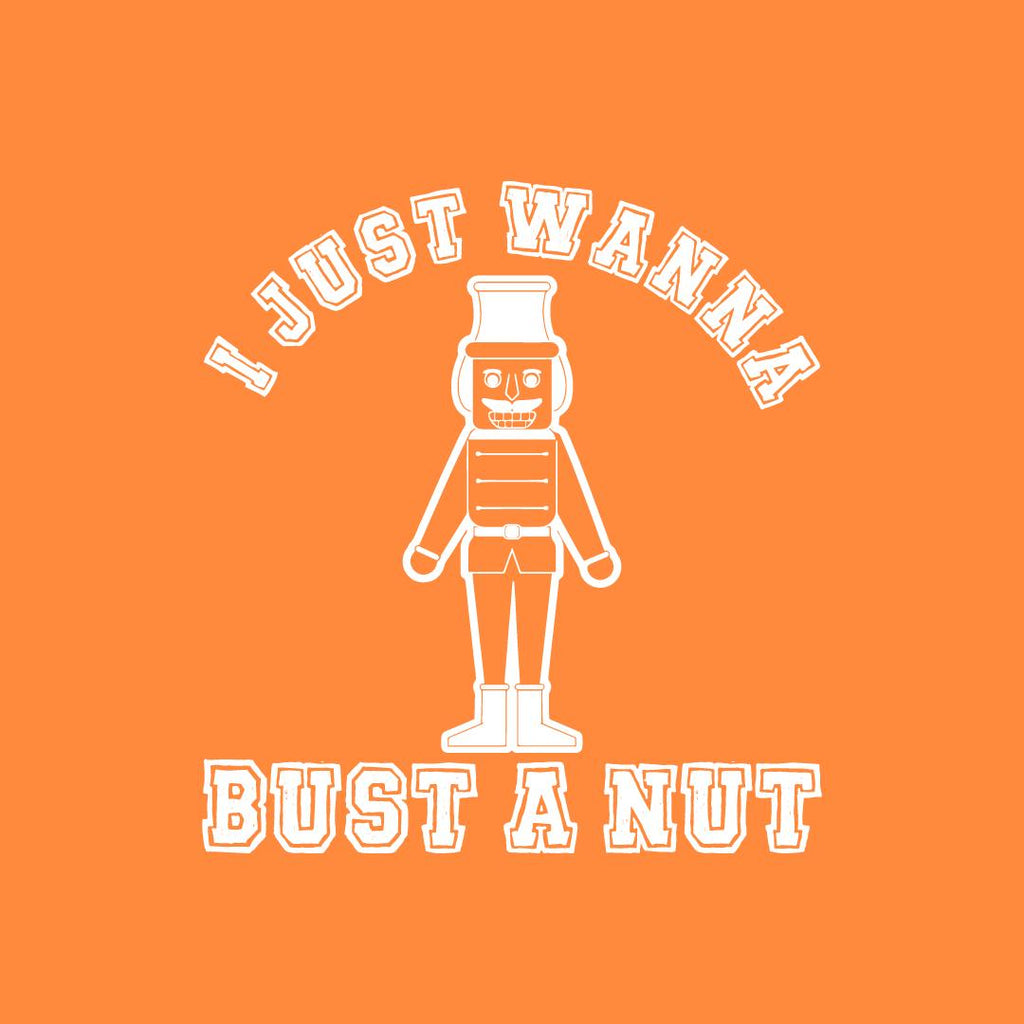 I Just Wanna Bust a Nut Funny Christmas T-Shirt product image 2