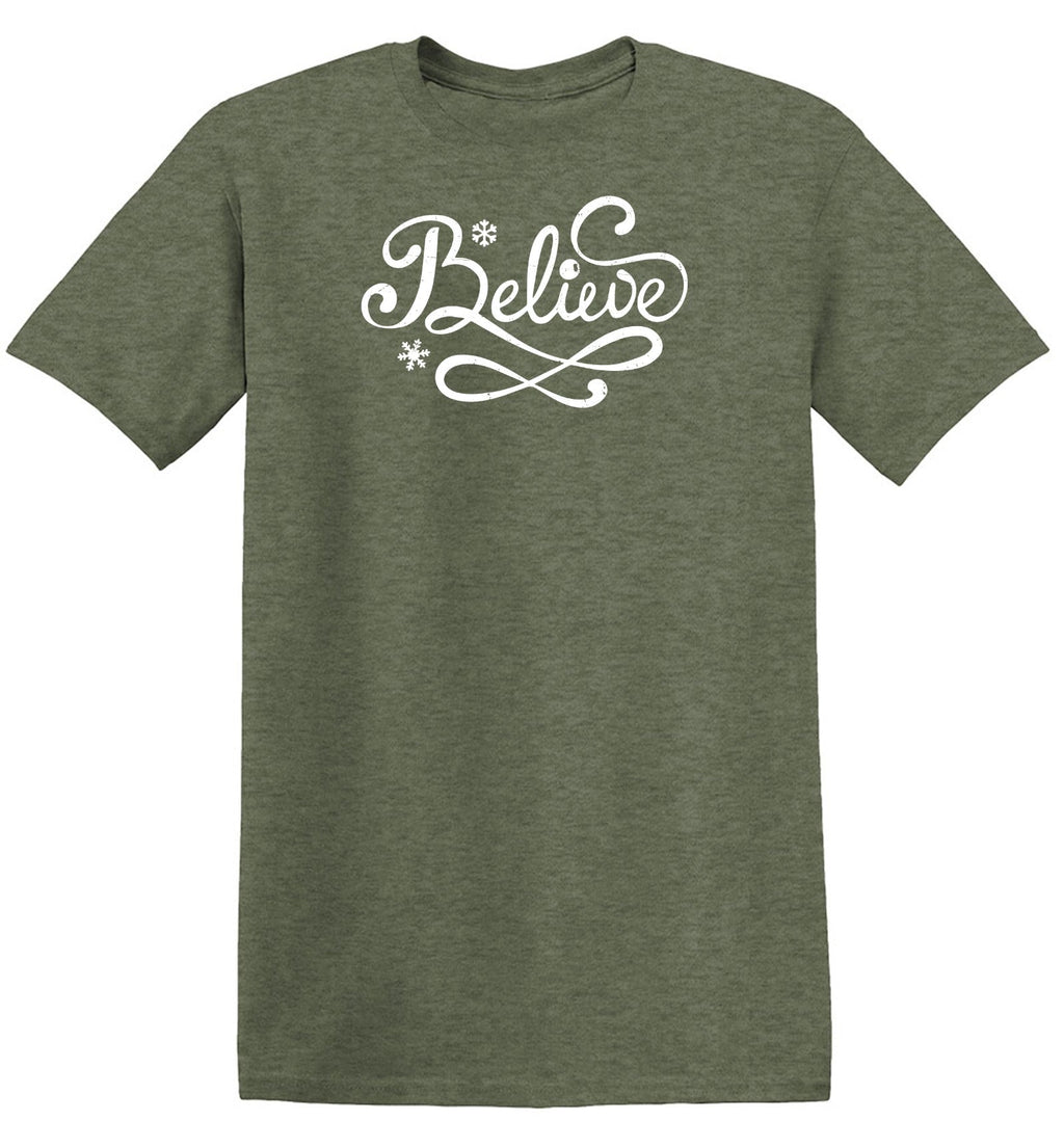 Believe Christmas Trendy T Shirt product image 1