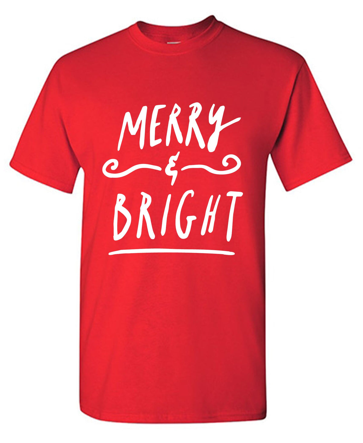 Merry and Bright Christmas Tee product image 1
