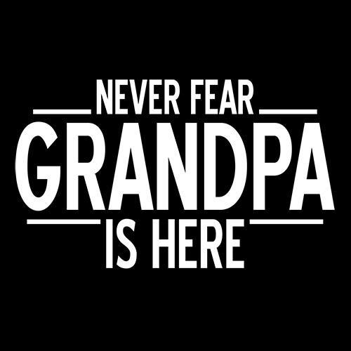 Never Fear Grandpa Is Here T-Shirt product image 3