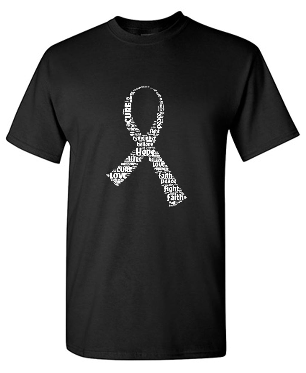 Cancer Support Ribbon, Graphic Tee for Men T-Shirt product image 1