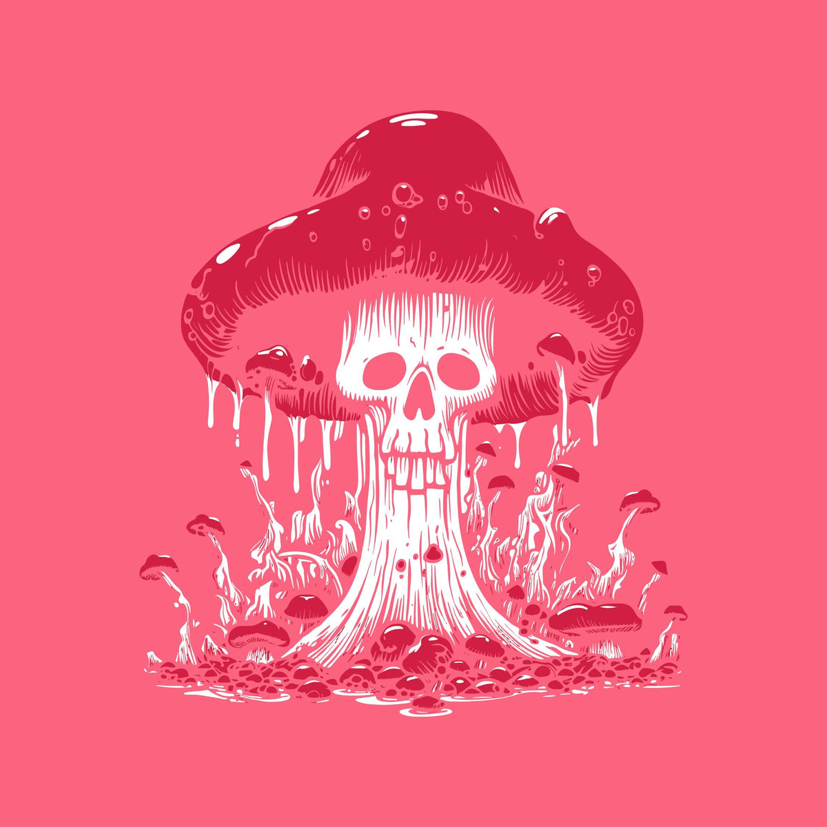 Schroom Skull T Shirt product image 2