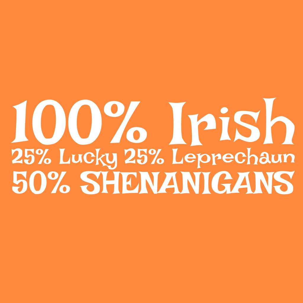 100% Irish 25% Lucky 25% Leprechaun Tee product image 2