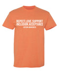 Respect Love Supportâ€¦ Tee product image 1