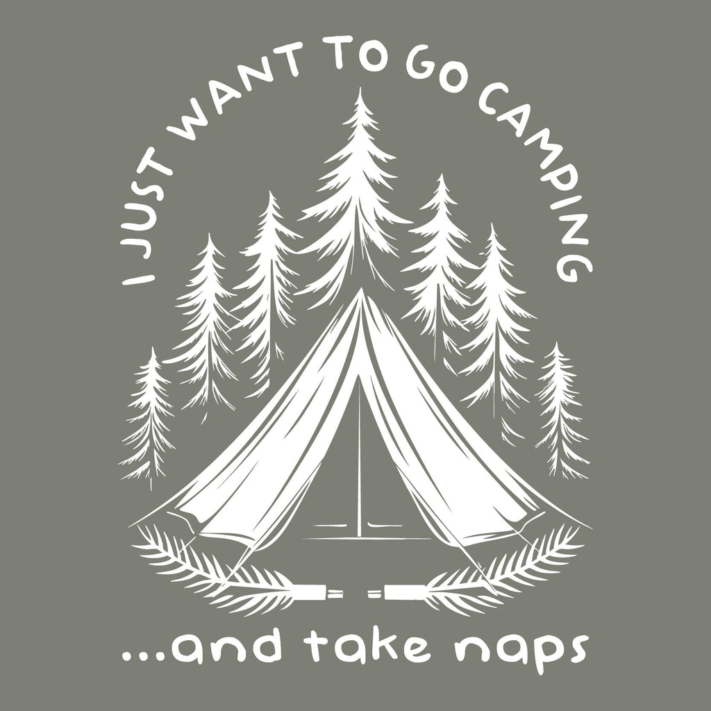 I Just Want to go Camping and Take Naps Tee Shirt product image 2