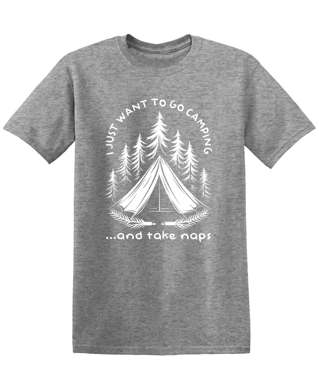 I Just Want to go Camping and Take Naps Tee Shirt product image 1
