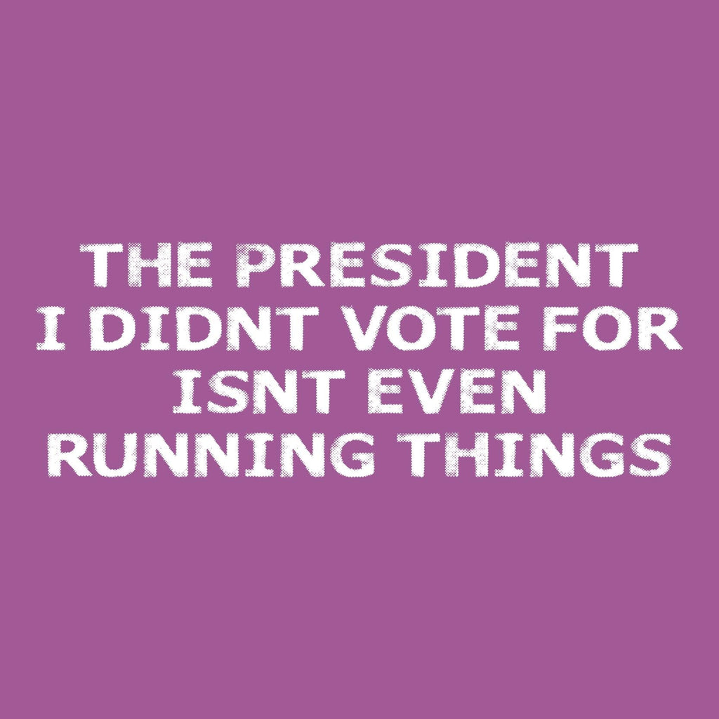 The President I didnâ€™t vote for isnt even Running Things product image 2