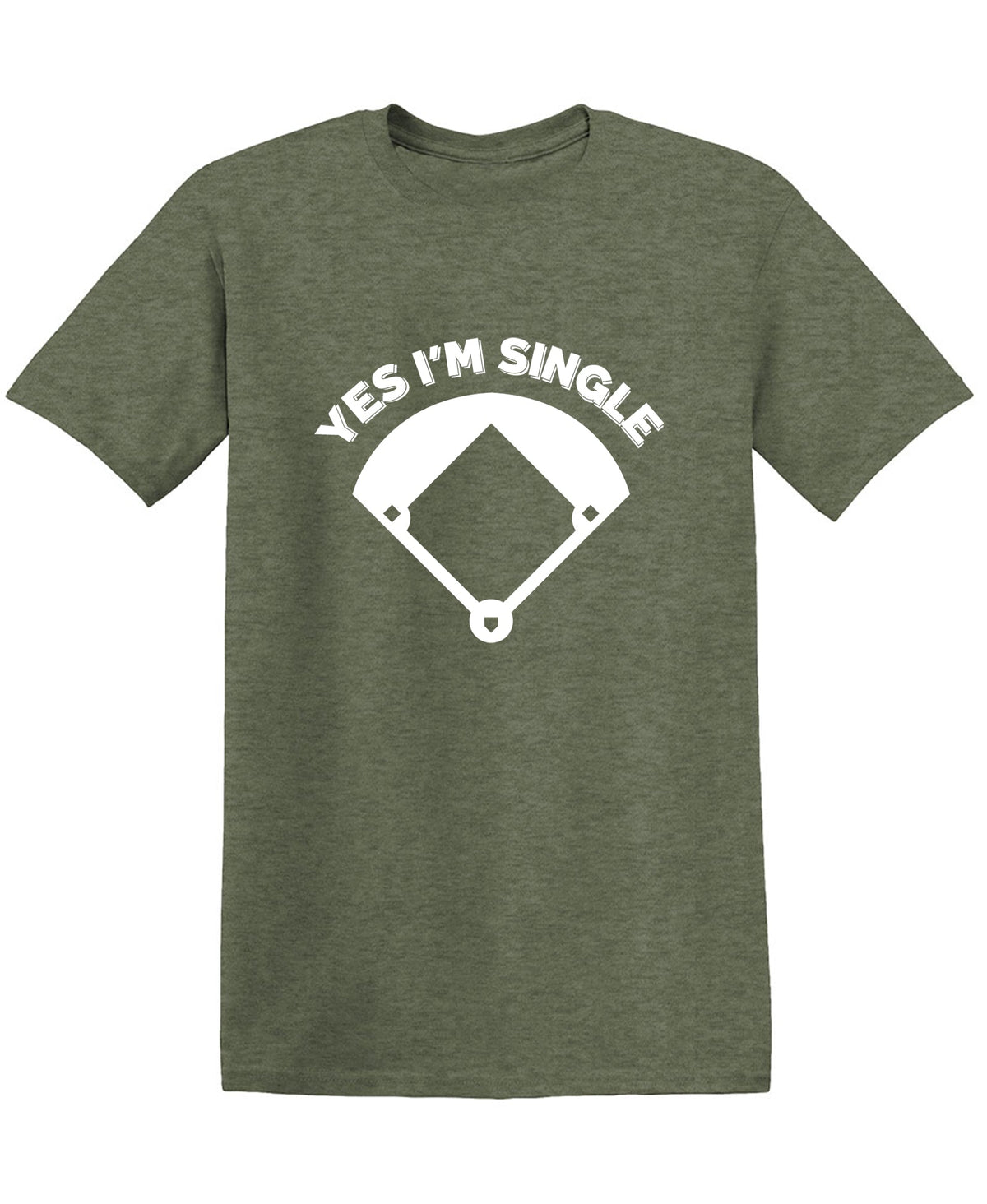 Yes I'm Single Tee product image 1