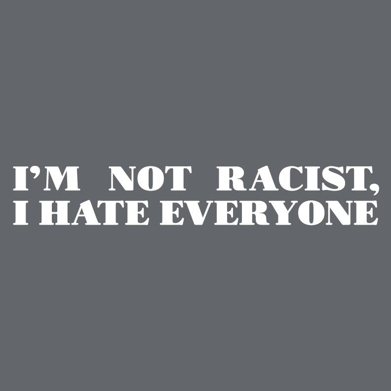 I'm not Racist, I hate Everyone Tee product image 2