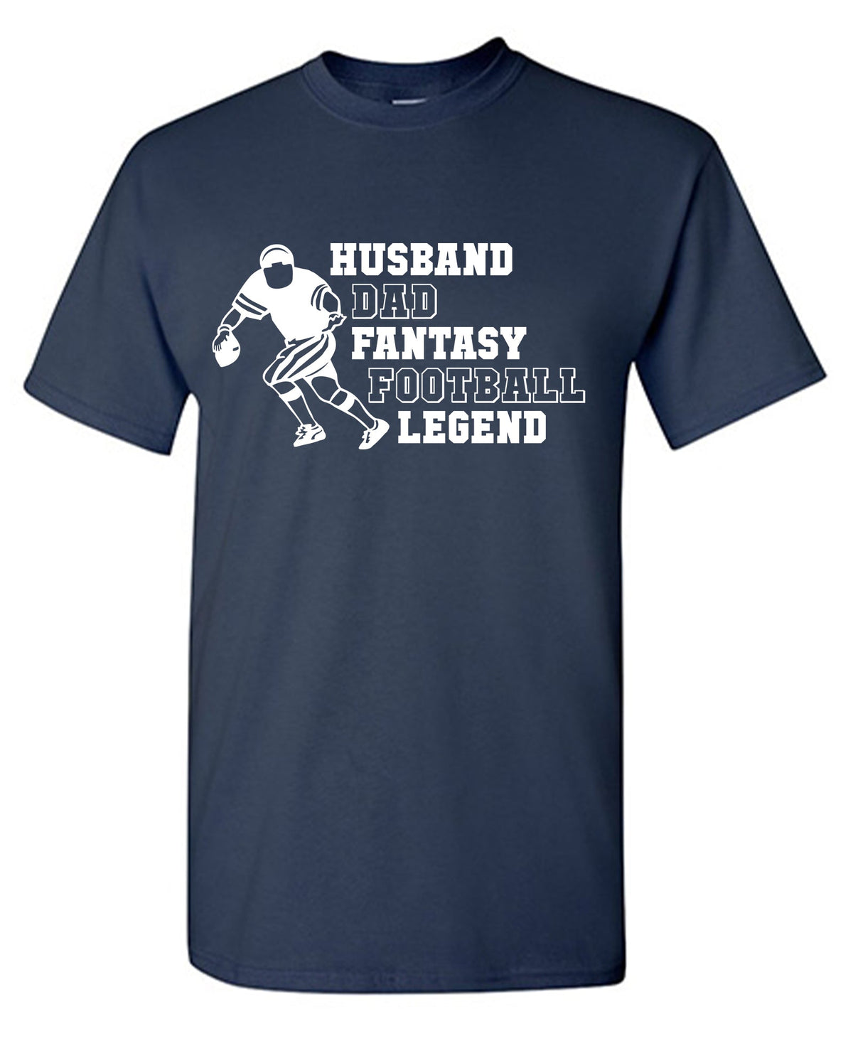 Husband Dad Fantasy Football Legend Funny T Shirt product image 1