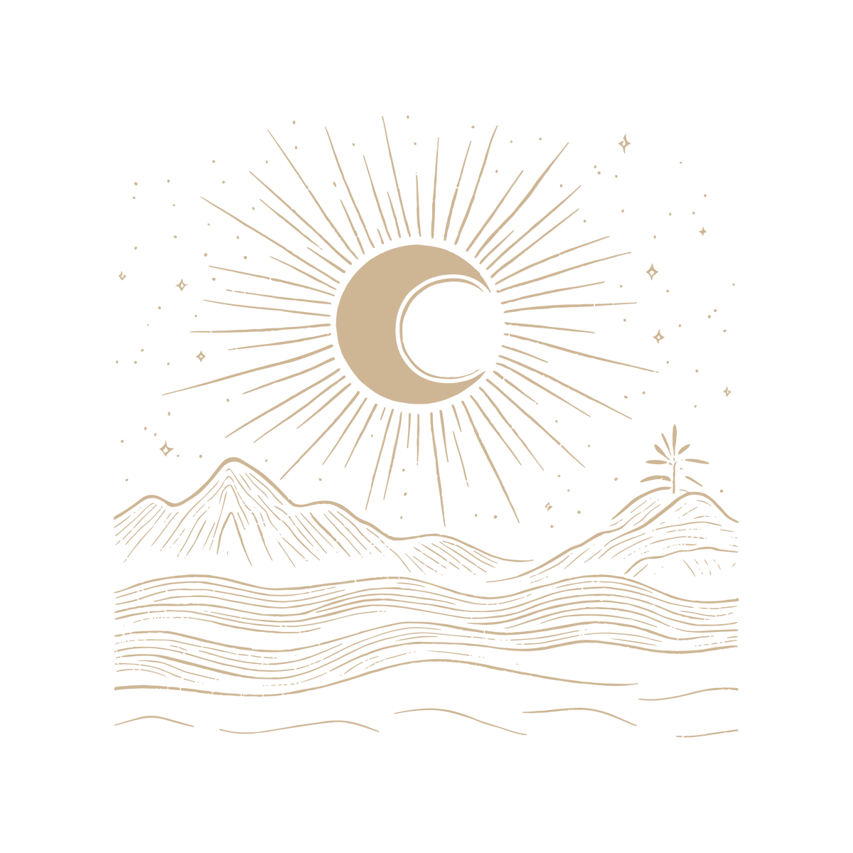 Moon Art Graphic Tee product image 2