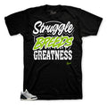 Retro 3 Chlorophyll Struggle Breed Shirt