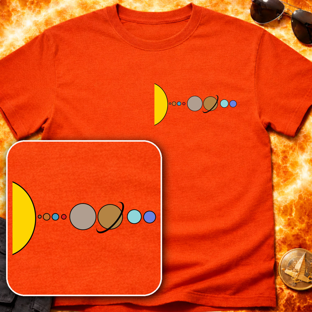 Solar System Flat Pocket T-Shirt product image 7