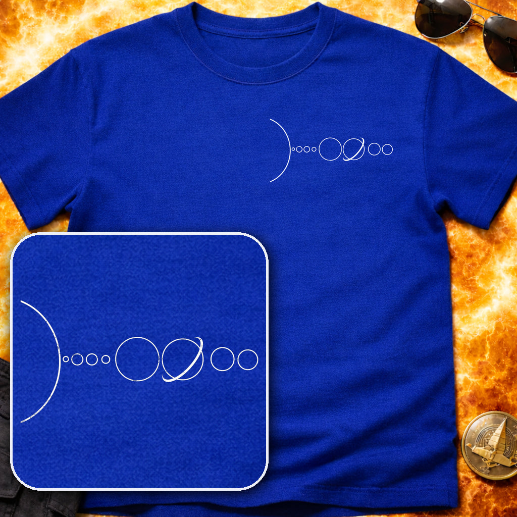 Solar System Line Pocket T-Shirt product image 3