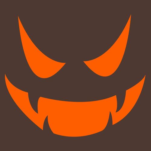Vampire Pumpkin Emoticon T-Shirt product image 3