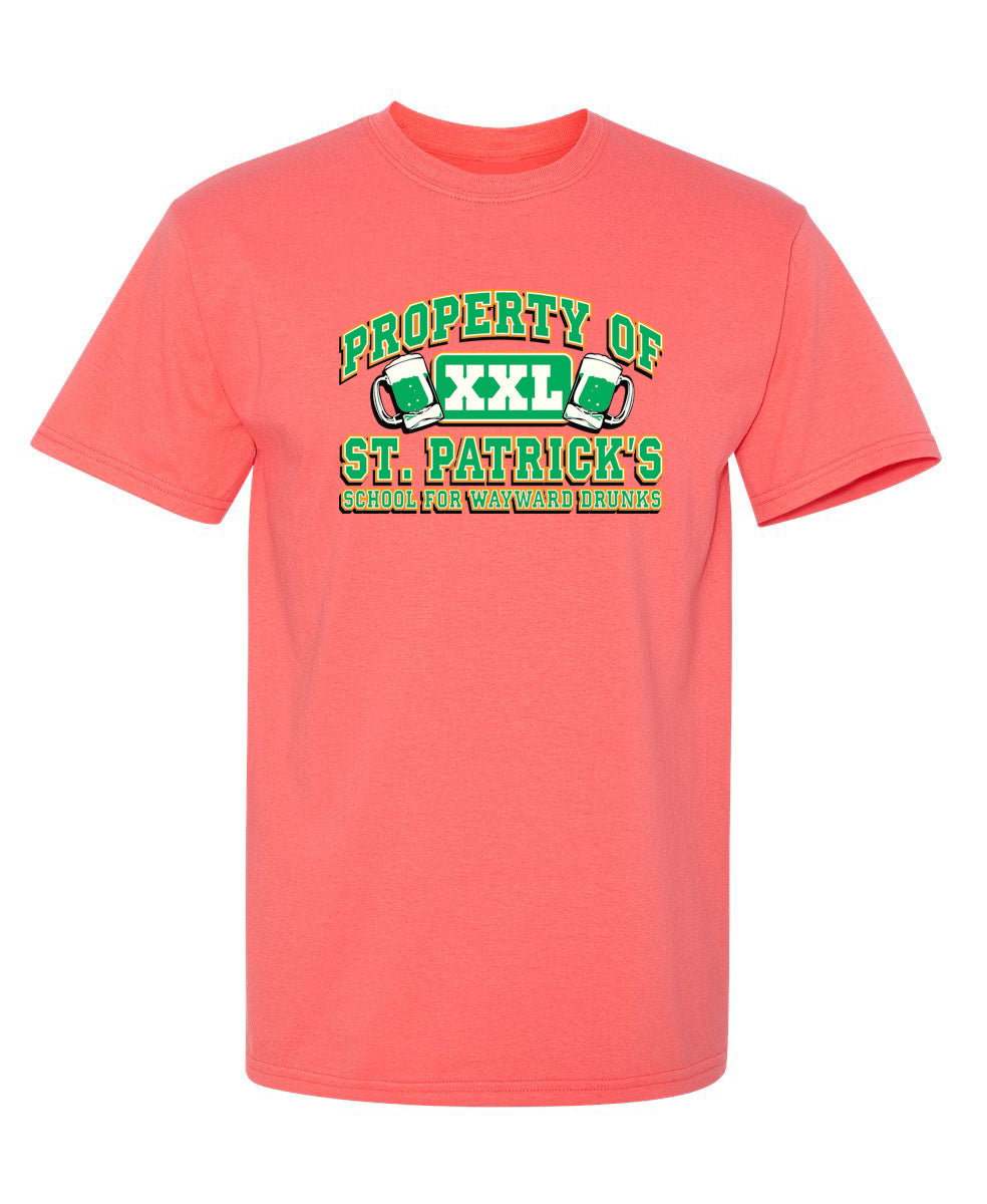 Property Of St. Patrick's School For Wayward Drunks T-Shirt product image 1