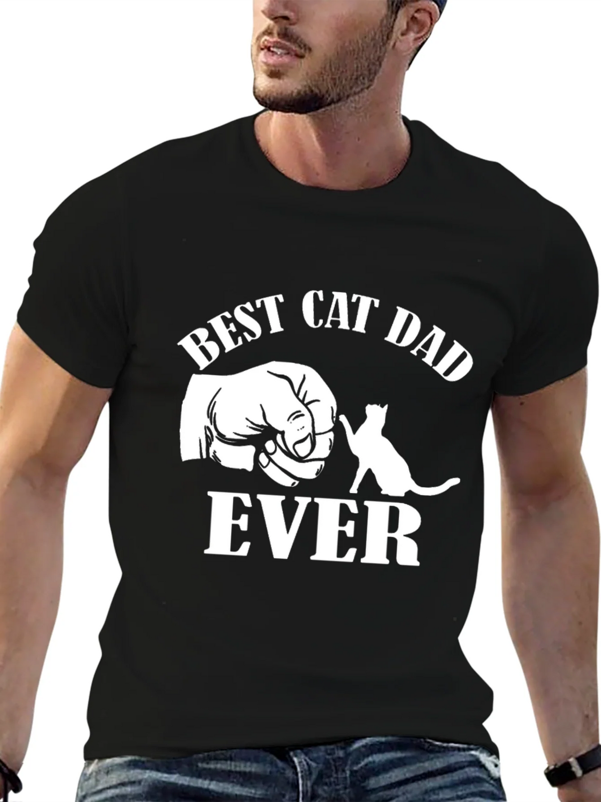 Best Cat Dad Ever T-Shirt product image 6