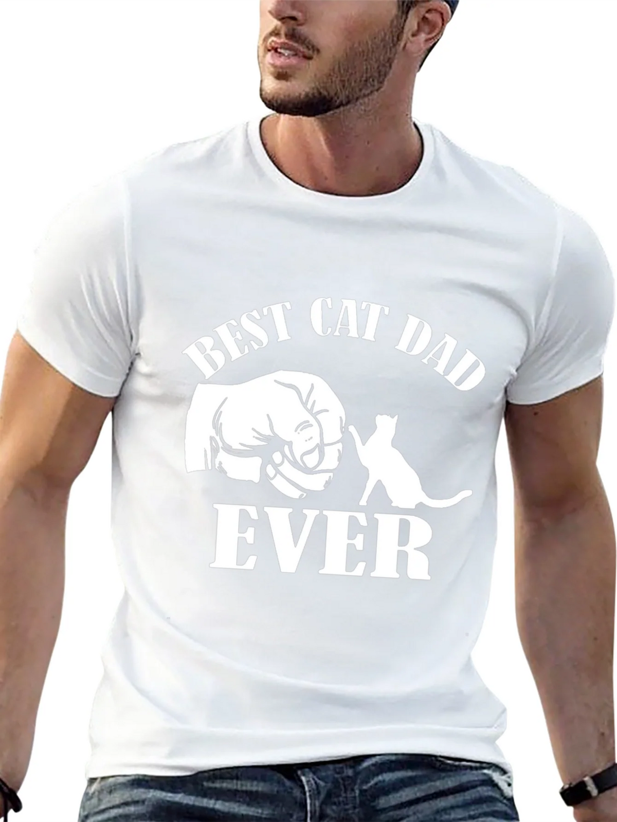 Best Cat Dad Ever T-Shirt product image 12