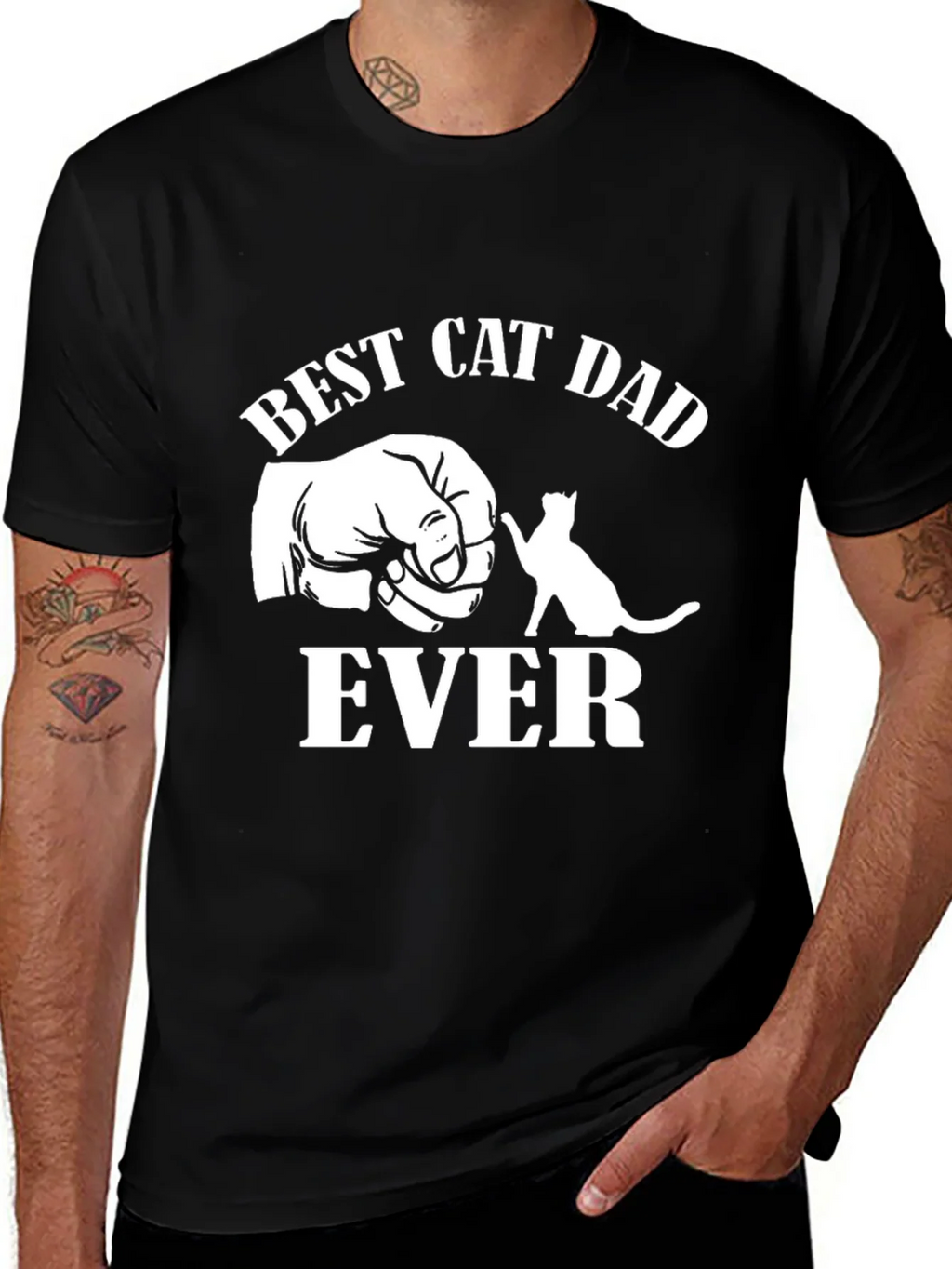 Best Cat Dad Ever T-Shirt product image 1