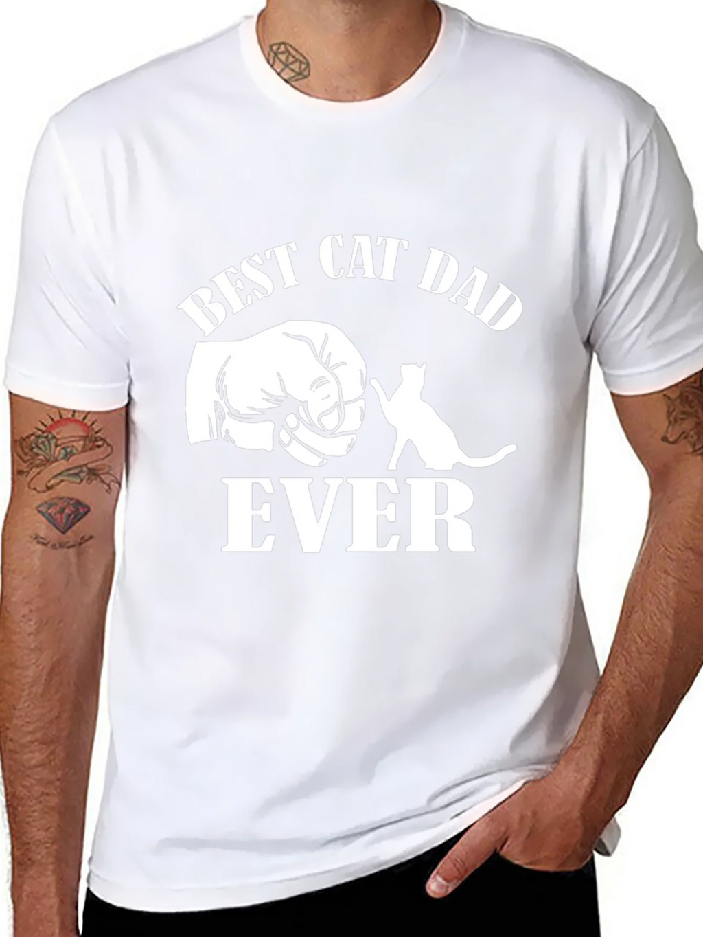 Best Cat Dad Ever T-Shirt product image 7