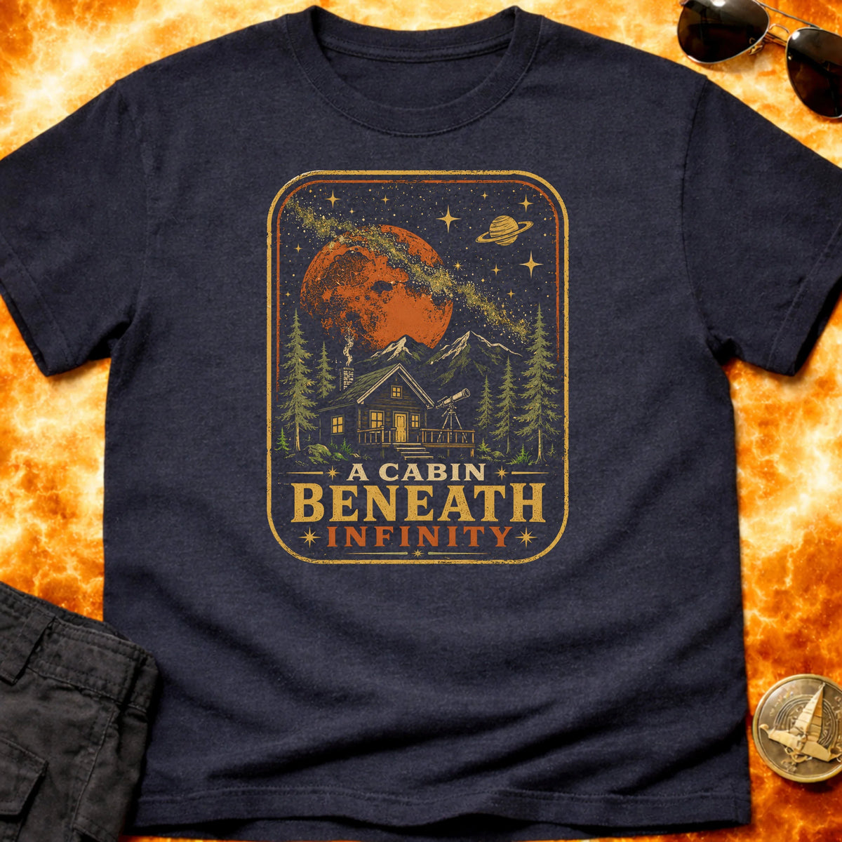A Cabin Beneath Infinity T-Shirt product image 4