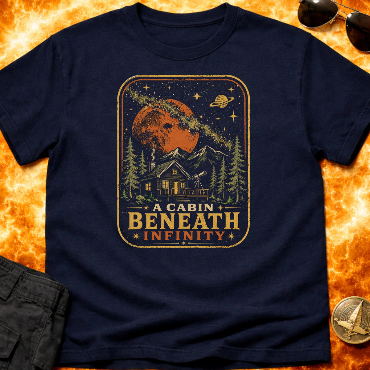A Cabin Beneath Infinity T-Shirt product image 2