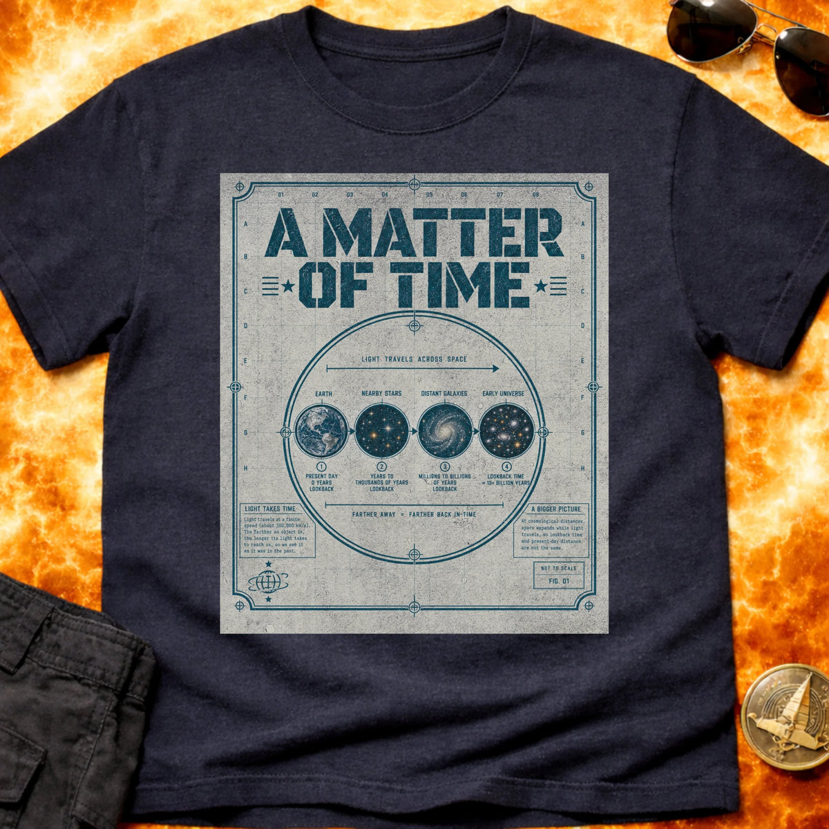 A Matter Of Time Schematic T-Shirt product image 4