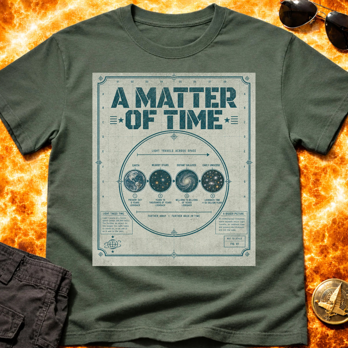 A Matter Of Time Schematic T-Shirt product image 6