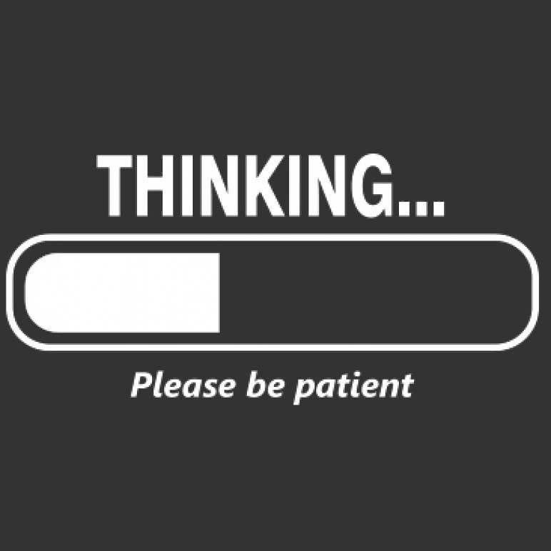 Thinking Please Be Patient T-Shirt product image 2