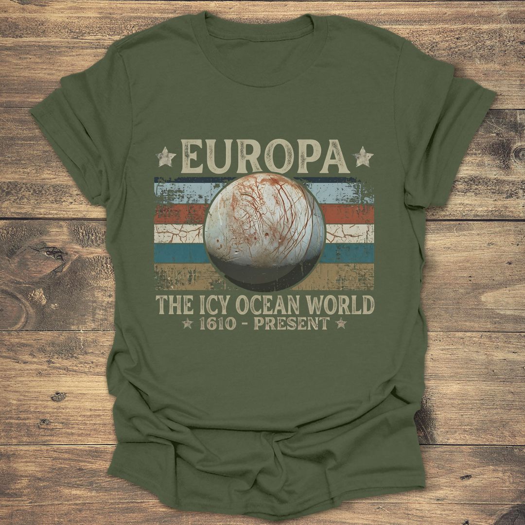 Europa The Icy Ocean World Retro product image 5