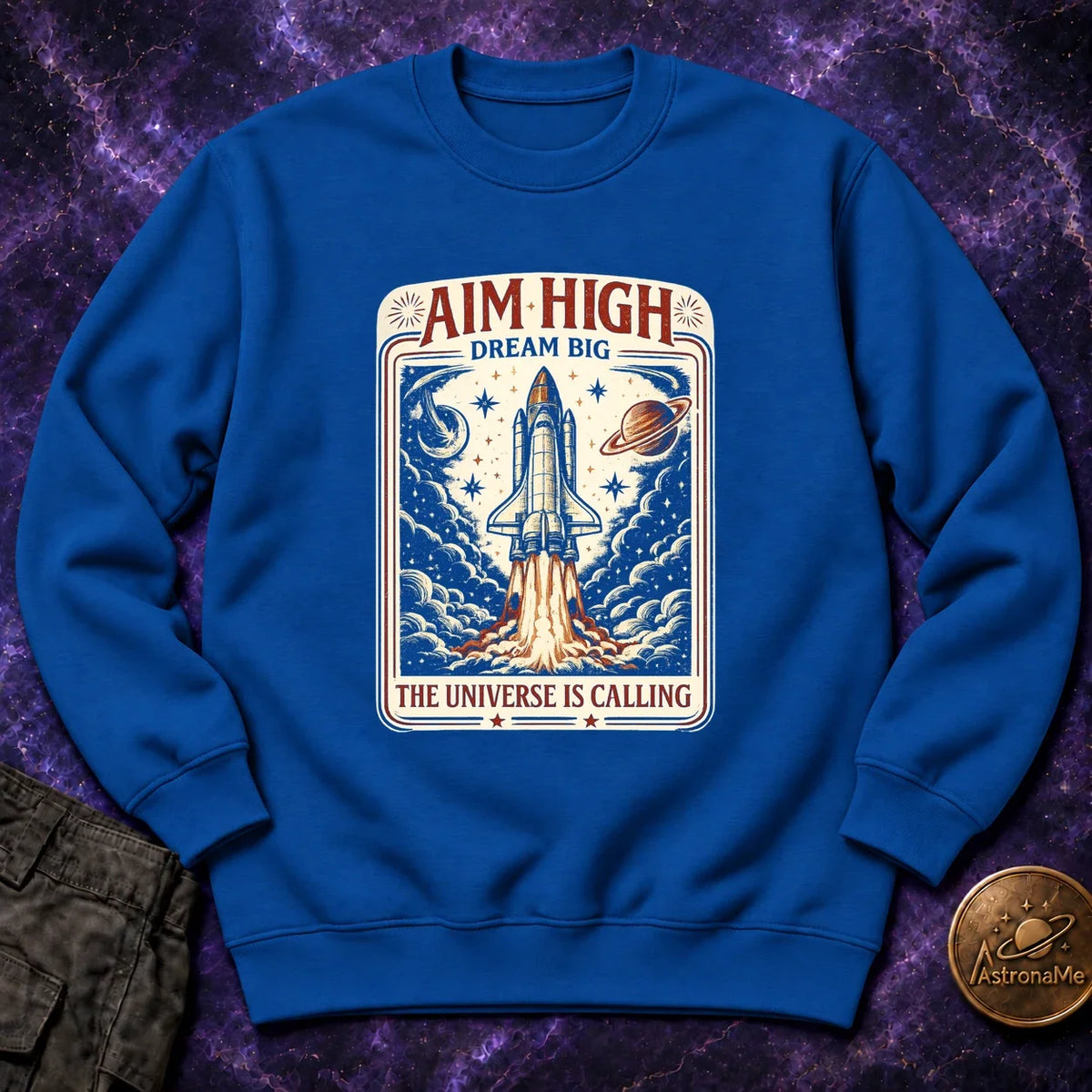 Aim High Dream Big Crewneck Sweatshirt