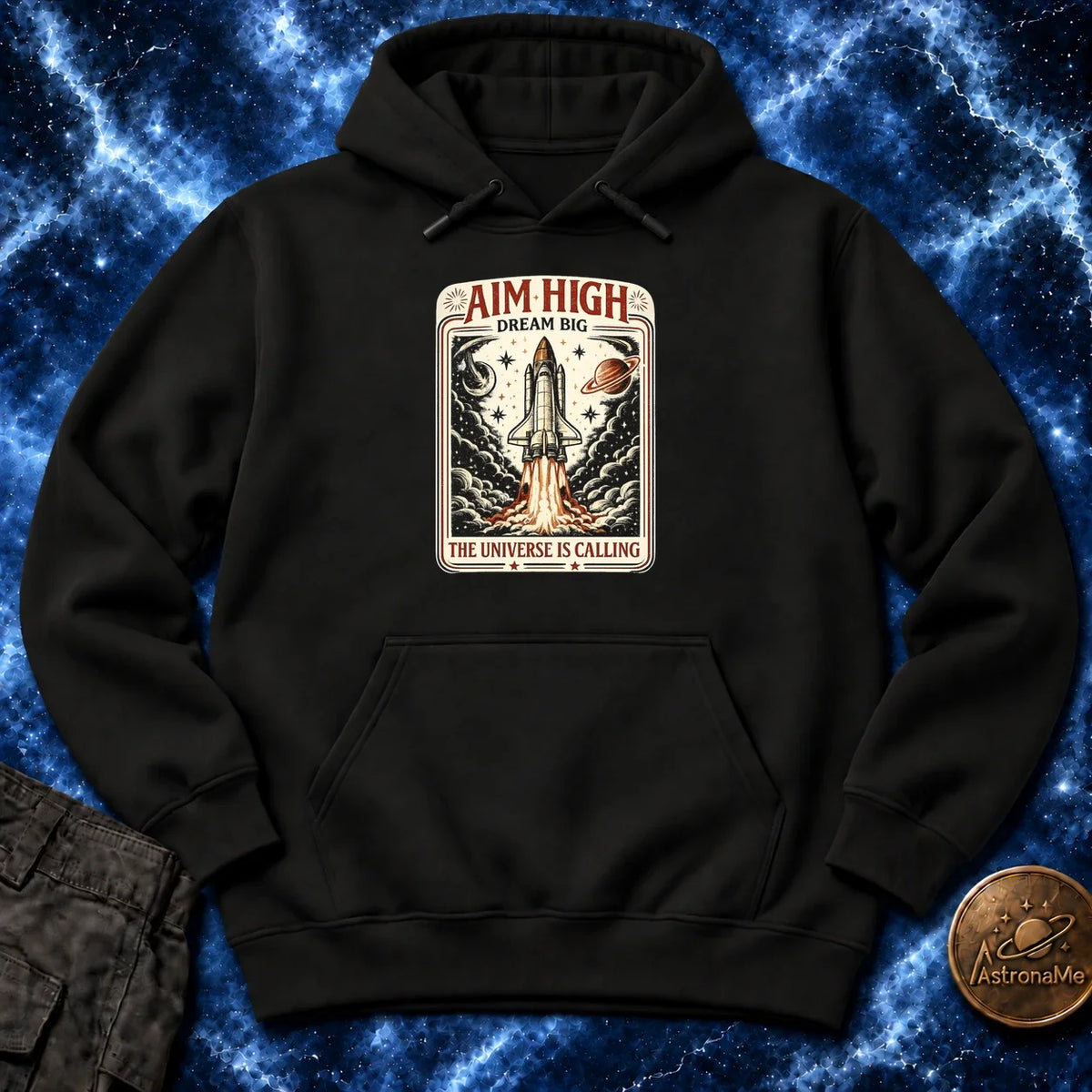 Aim High Dream Big Hoodie