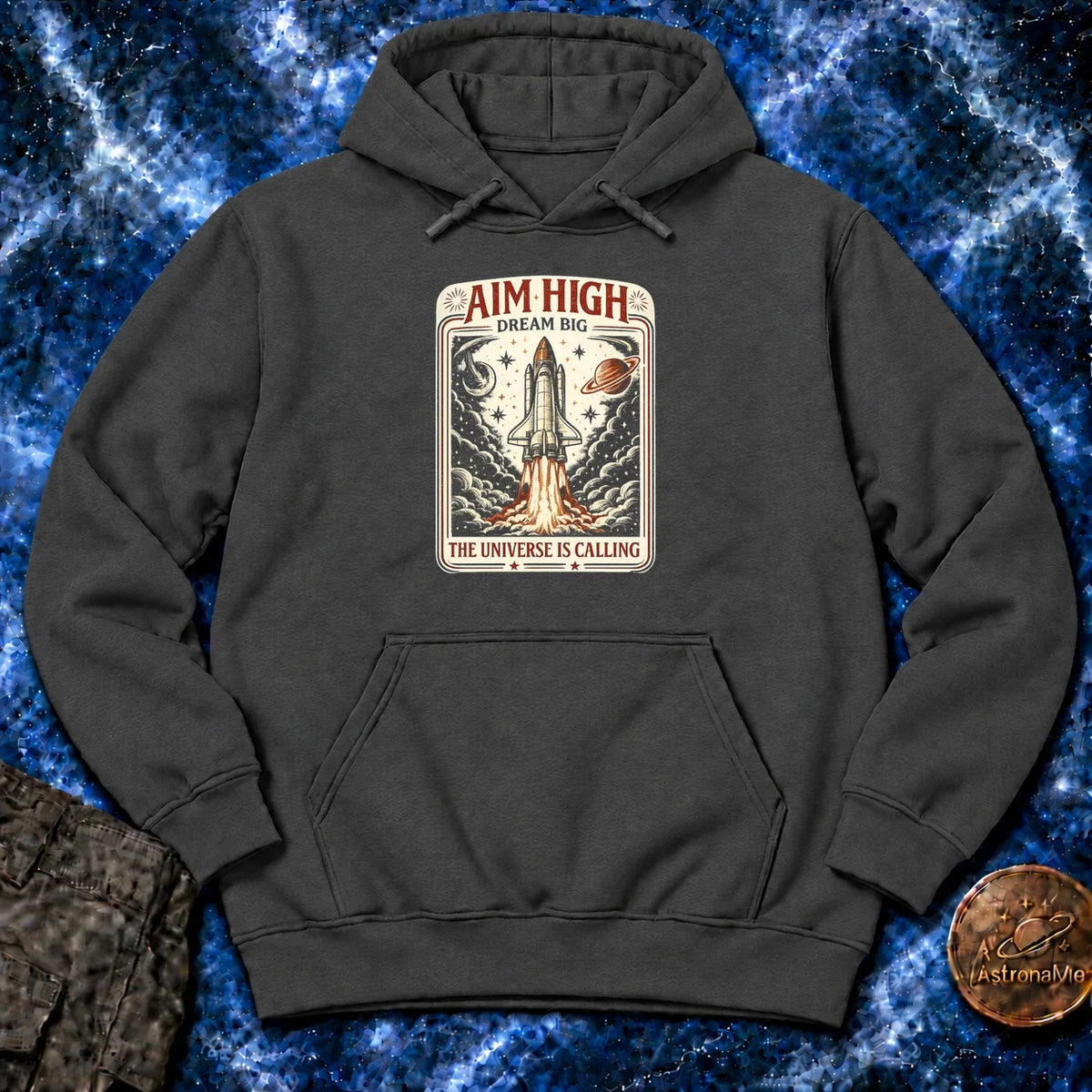 Aim High Dream Big Hoodie