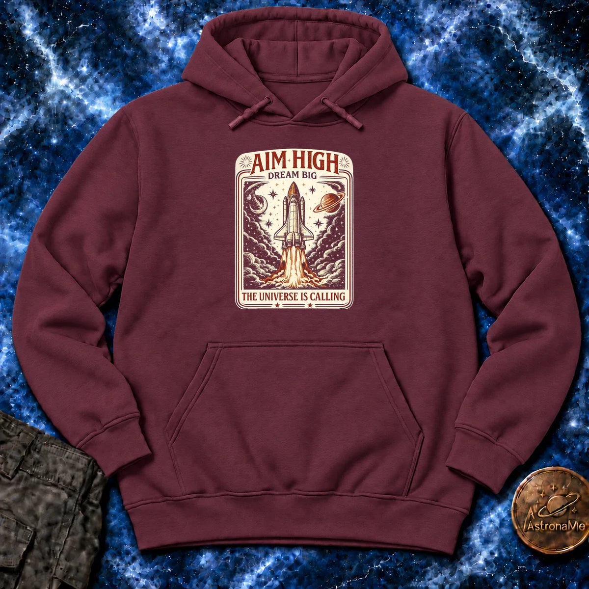 Aim High Dream Big Hoodie