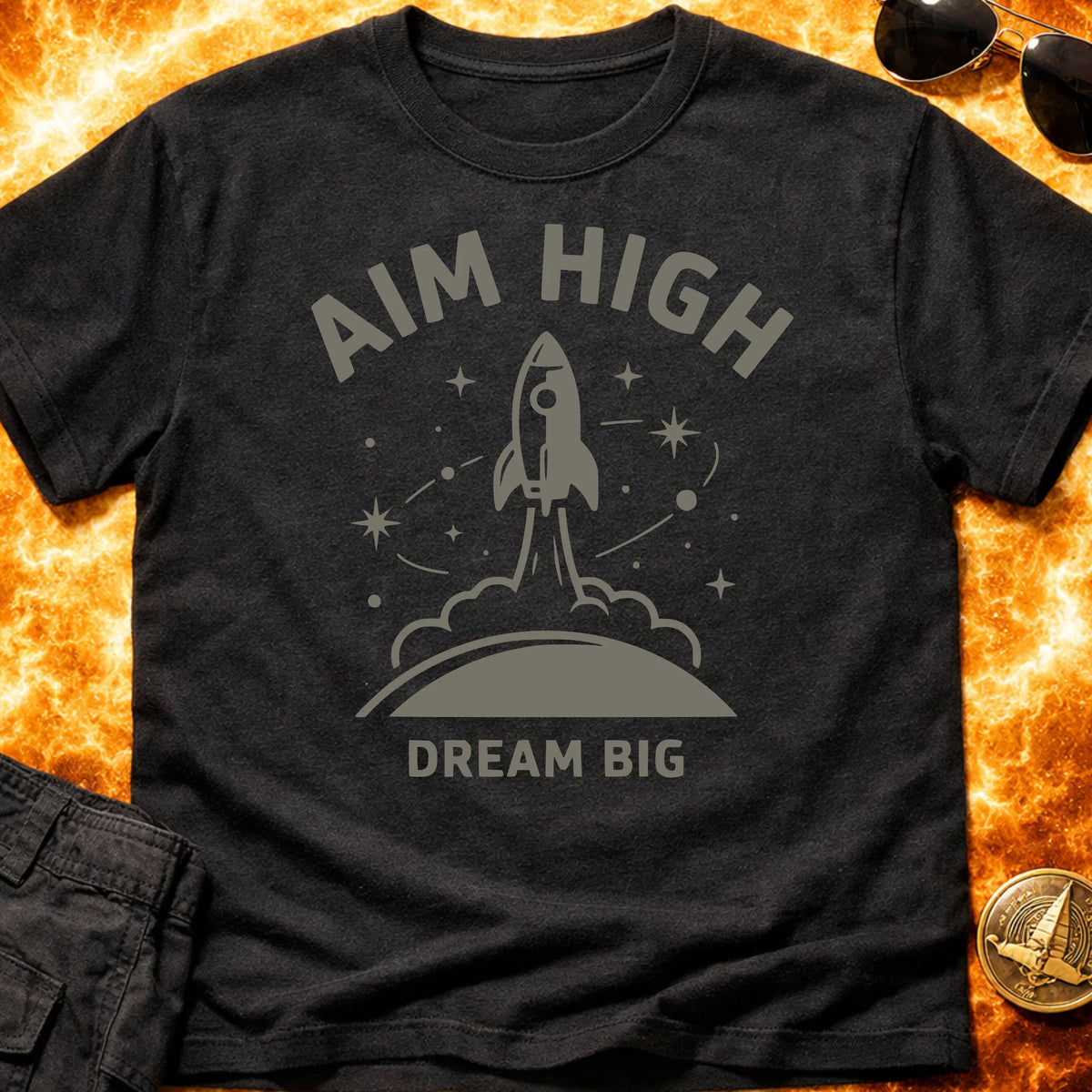 Aim High Dream Big T-Shirt product image 1